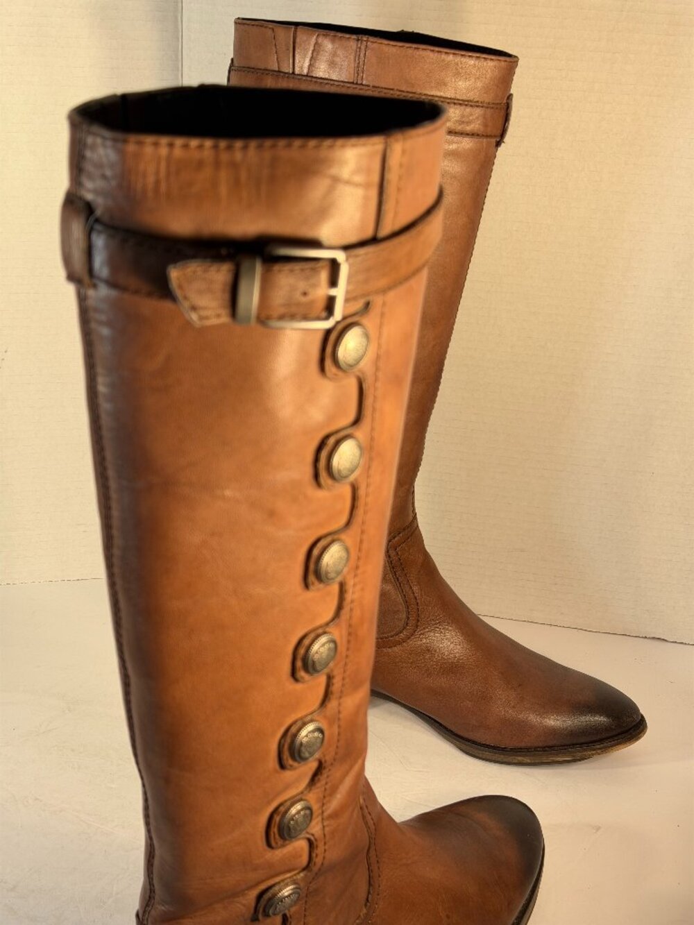 Women's size 11 brown leather boots by Crown